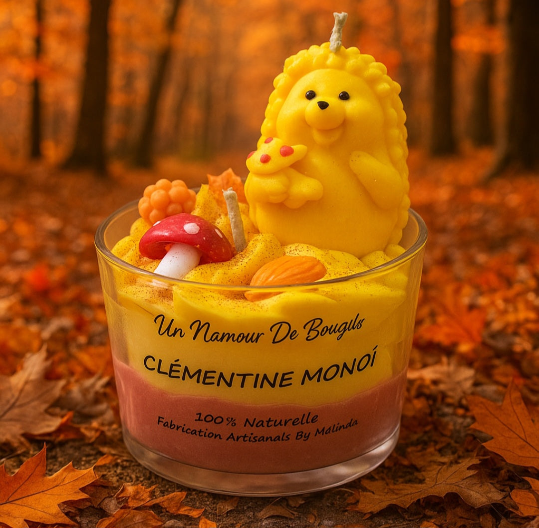 Bougie Gourmande Parfumée CLÉMENTINE MONOÏ