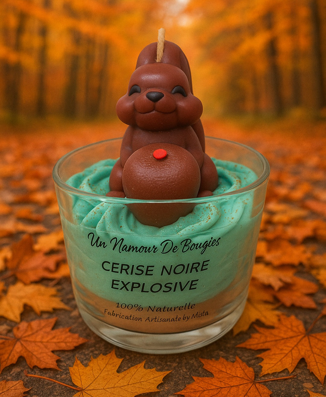 Bougie Gourmande Parfumée CERISE NOIRE EXPLOSIVE