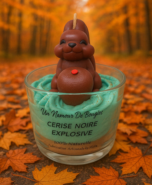 Bougie Gourmande Parfumée CERISE NOIRE EXPLOSIVE