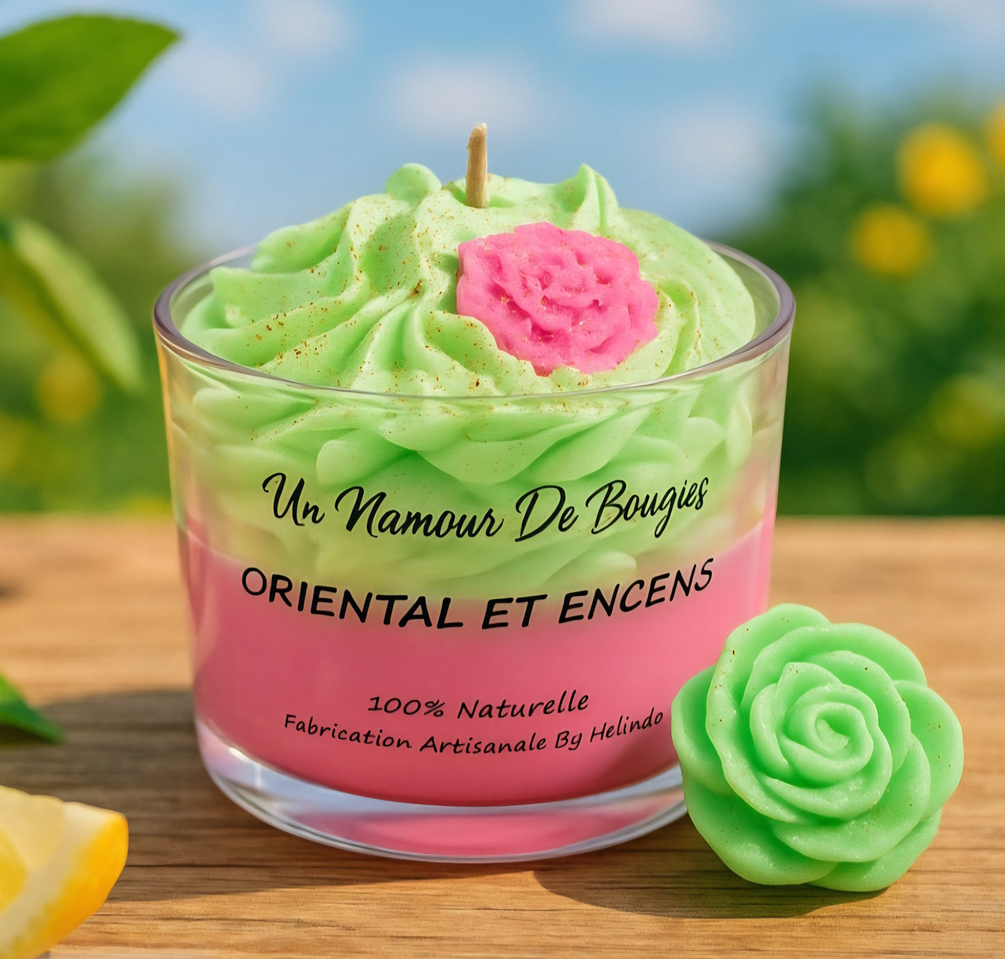 Bougie Gourmande Parfumée ORIENTAL ET ENCENS