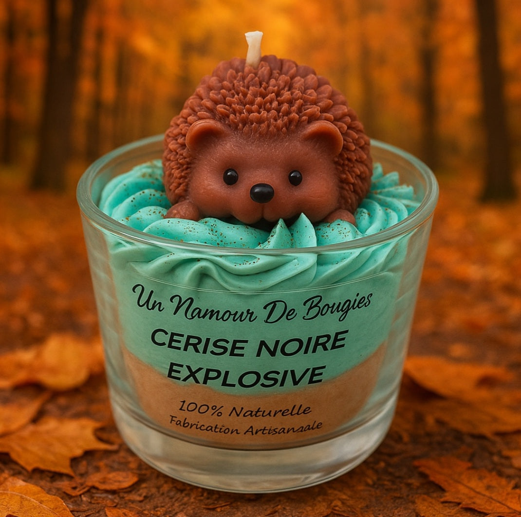 Bougie Gourmande Parfumée CERISE NOIRE EXPLOSIVE
