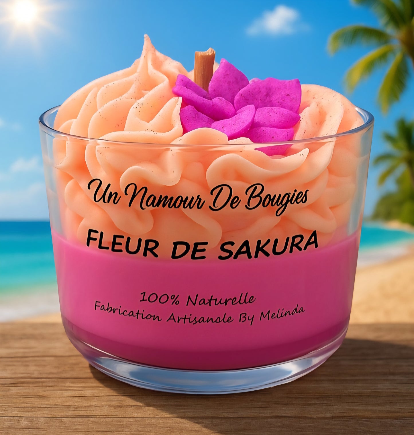 Bougie Gourmande Parfumée FLEUR DE SAKURA