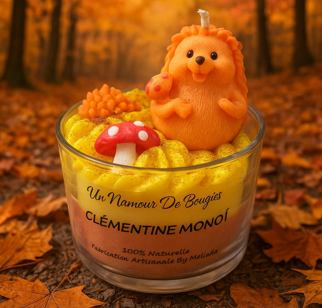 Bougie Gourmande Parfumée CLÉMENTINE MONOÏ