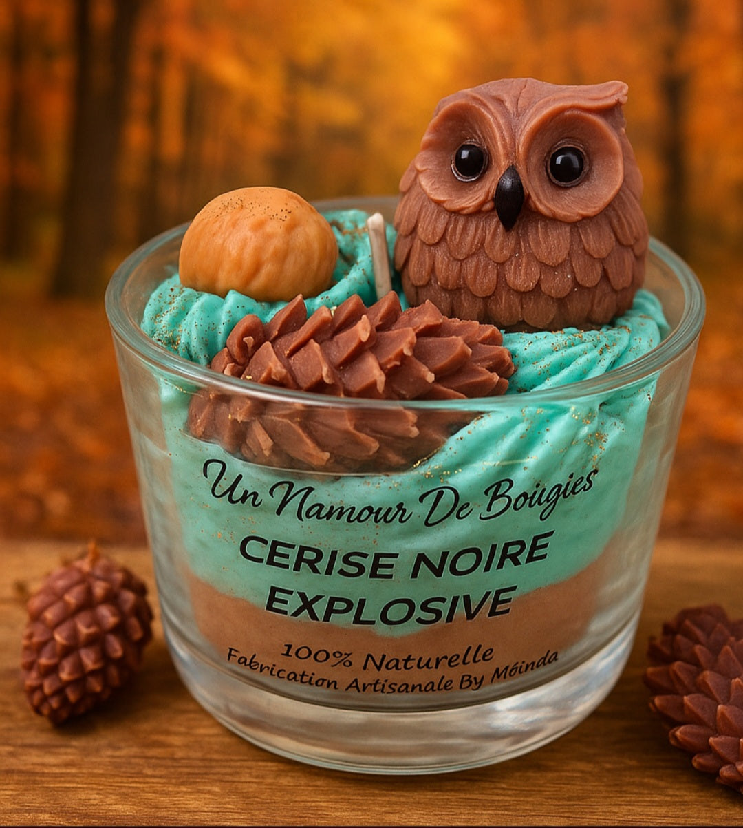 Bougie Gourmande Parfumée CERISE NOIRE EXPLOSIVE