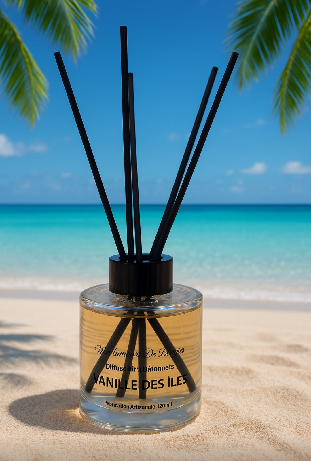 Diffuseur à Bâtonnets parfum VANILLE DES ÎLES