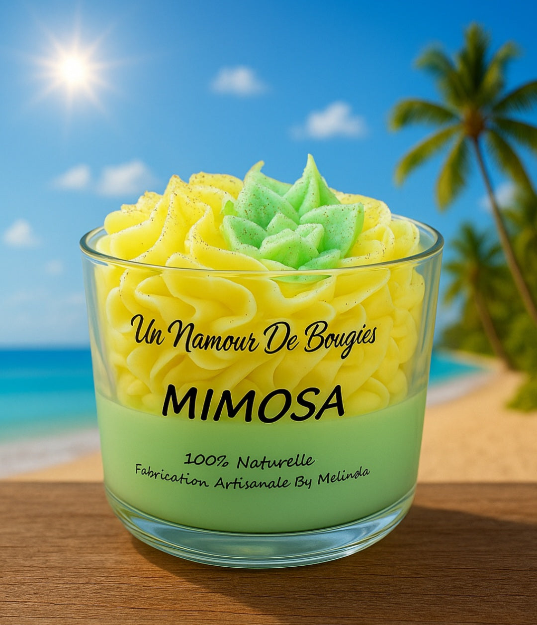 Bougie Gourmande Parfumée MIMOSA