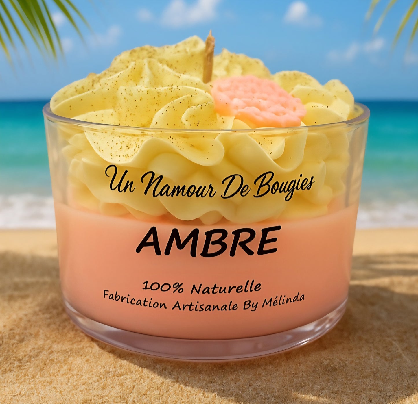 Bougie Gourmande Parfumée AMBRE