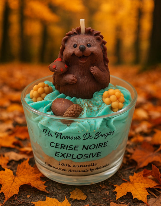 Bougie Gourmande Parfumée CERISE NOIRE EXPLOSIVE