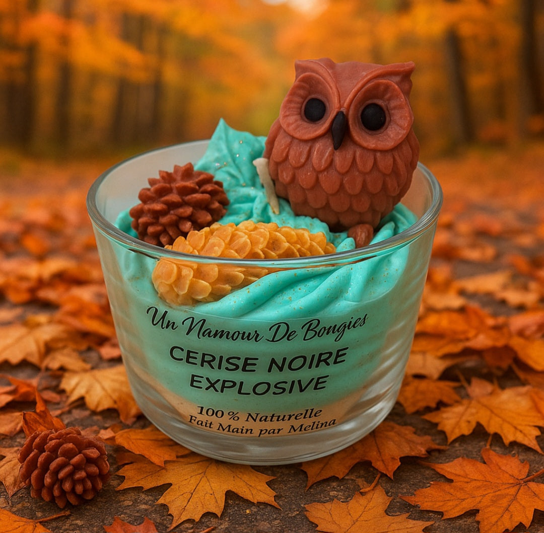 Bougie Gourmande Parfumée CERISE NOIRE EXPLOSIVE