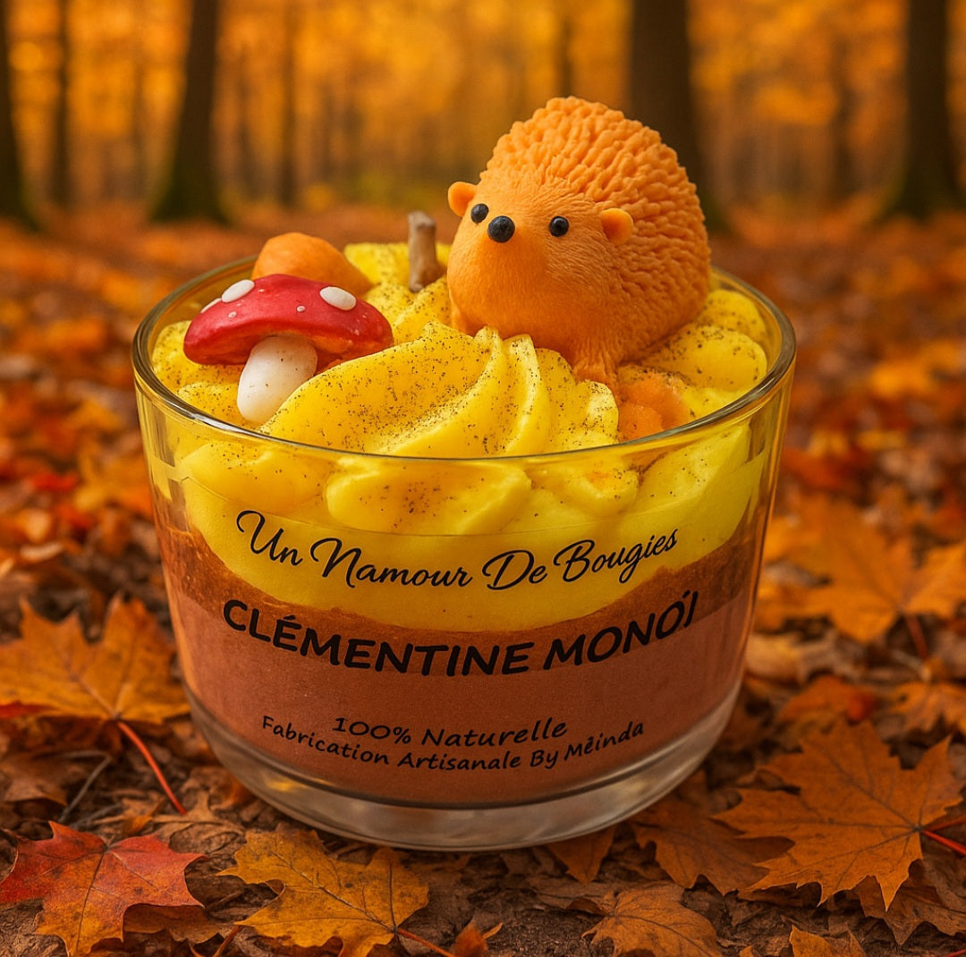 Bougie Gourmande Parfumée CLÉMENTINE MONOÏ