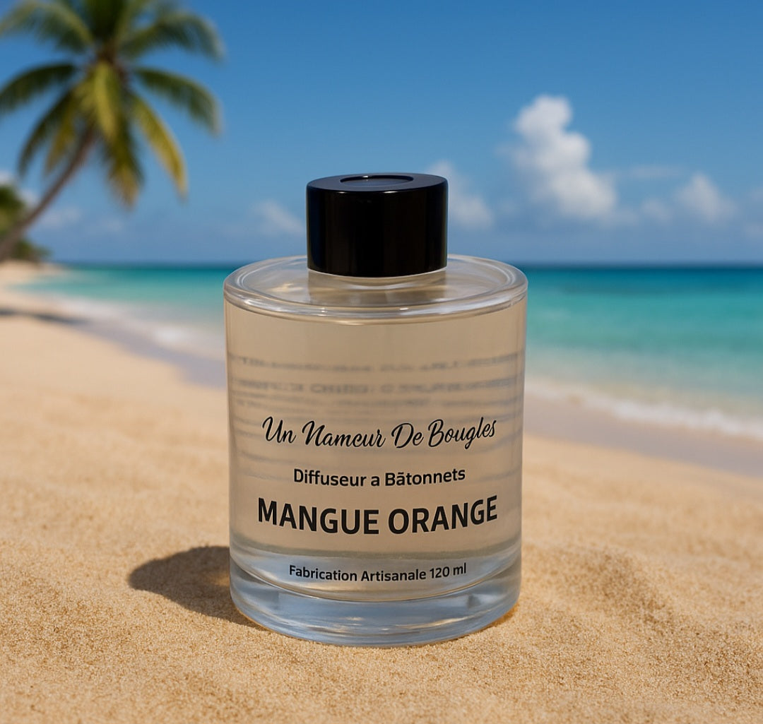 Diffuseur à Bâtonnets parfum MANGUE / ORANGE