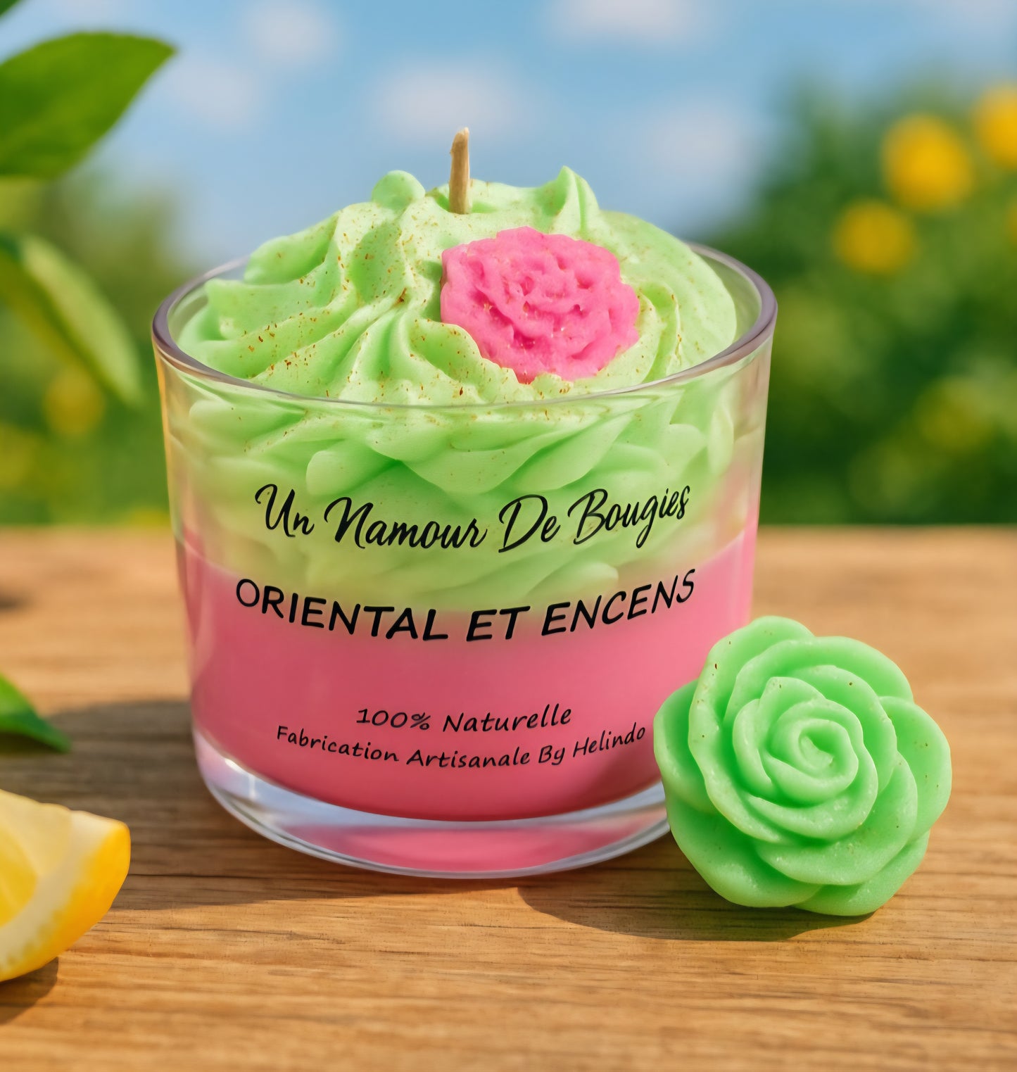 Bougie Gourmande Parfumée ORIENTAL ET ENCENS